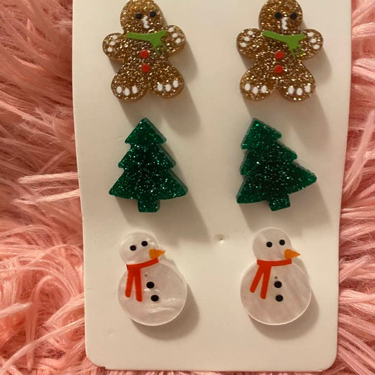 Holiday Trio Earring Set