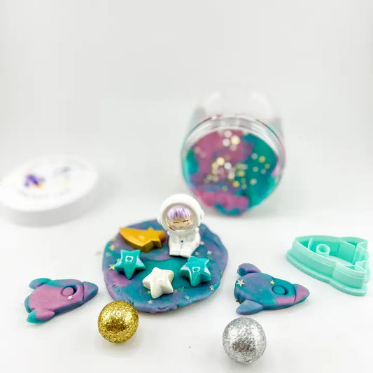 Space/Galaxy Sensory Dough Jar