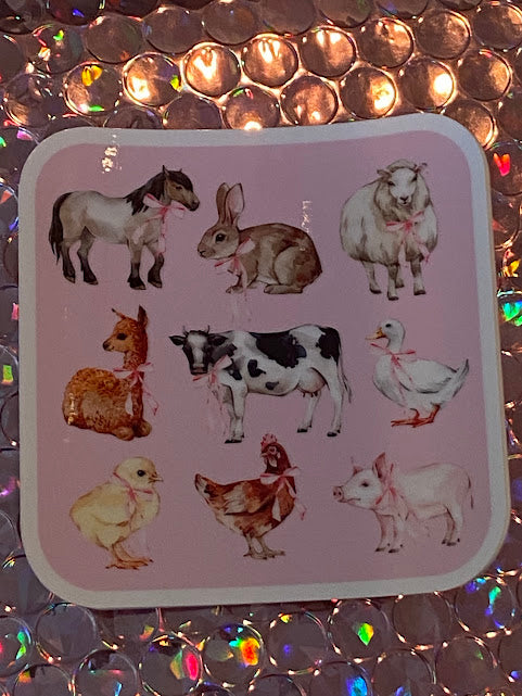 Sticker - Coquette Baby Animals