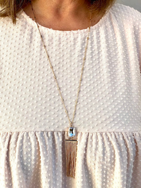 Catch The Light Crystal Necklace